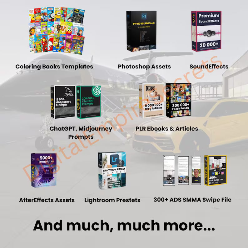 60+ Million Done For You Premium Digital Products